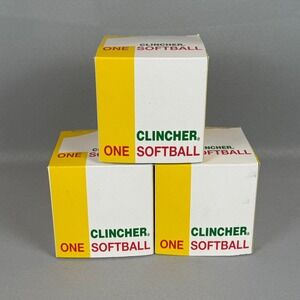 Lot of 3  - DeBeer & Son Double Header Clincher Softballs 12" Official Brand New